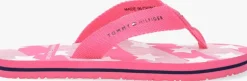 roze tommy hilfiger teenslippers 30882