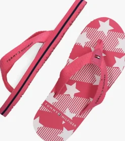 roze tommy hilfiger teenslippers 30882