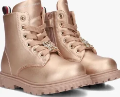 roze tommy hilfiger veterboots 33562