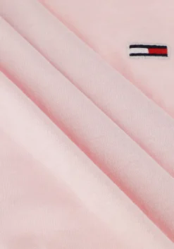 roze tommy jeans t-shirt tjm xslim jaspe htr tee ext
