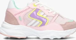 roze ton & ton lage sneakers sanna
