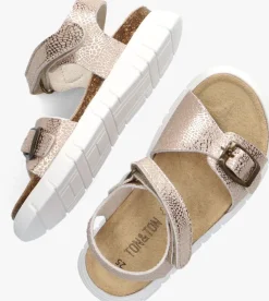 roze ton & ton sandalen perla