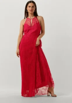 roze twinset milano maxi jurk 241tp2351