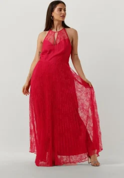 roze twinset milano maxi jurk 241tp2351
