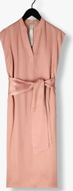 roze twinset milano midi jurk 251tt2274
