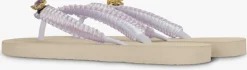 roze uzurii teenslippers pink macrame switch