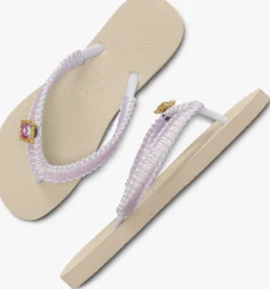 roze uzurii teenslippers pink macrame switch