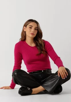 roze vanilia trui petit ajour