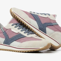 roze via vai lage sneakers mikki ruby