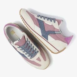 roze via vai lage sneakers mikki ruby
