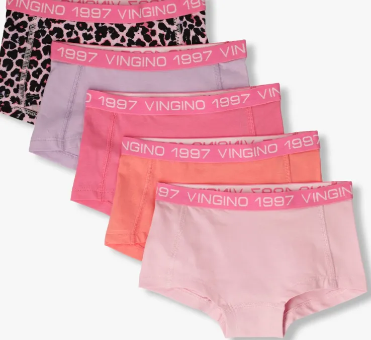 roze vingino boxershort girls boxer 5 pack