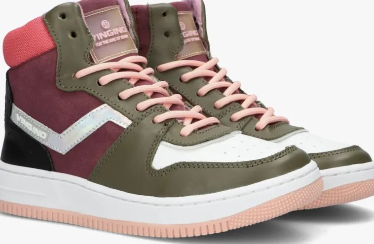 roze vingino hoge sneakers senne mid