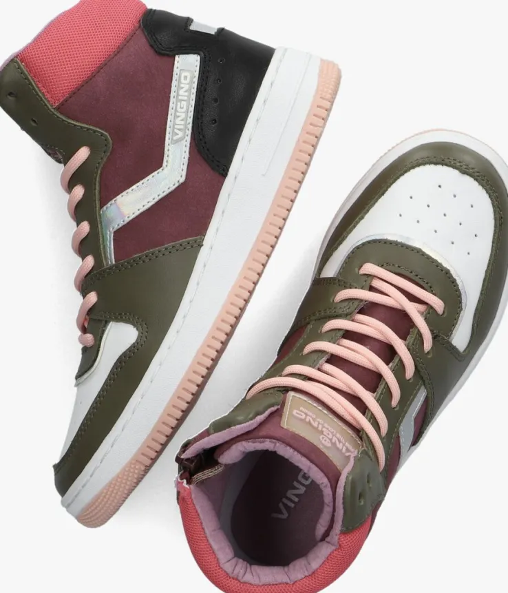 roze vingino hoge sneakers senne mid