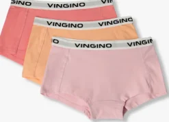 roze vingino ondergoed girls boxer (3-pack)