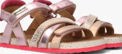 roze vingino platte sandalen vienna