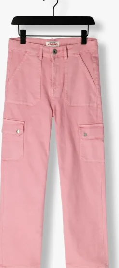 roze vingino wide jeans cato cargo