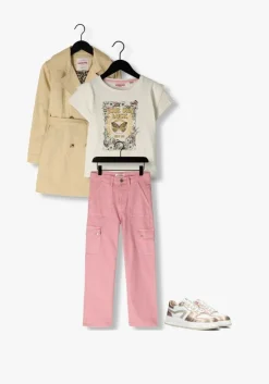 roze vingino wide jeans cato cargo