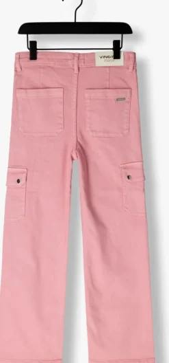 roze vingino wide jeans cato cargo