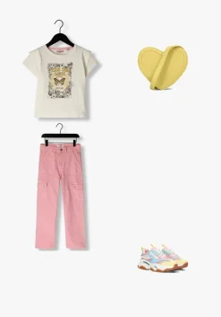 roze vingino wide jeans cato cargo