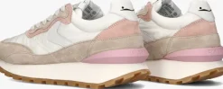 roze voile blanche lage sneakers qwark hype woman
