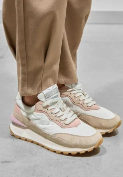 roze voile blanche lage sneakers qwark hype woman