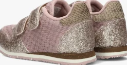 roze woden lage sneakers ydun glitter