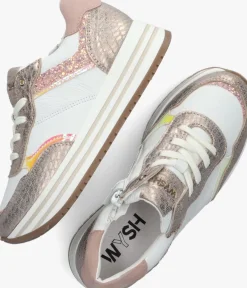 roze wysh lage sneakers wendy b