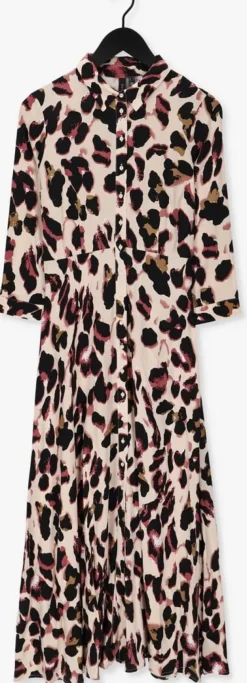 roze y.a.s. maxi jurk yassavanna long shirt dress