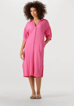 roze ydence midi jurk dress sienna