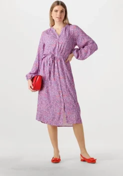 roze ydence midi jurk dress samira