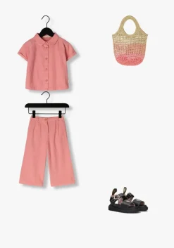 roze your wishes culottes linnen wide leg pants