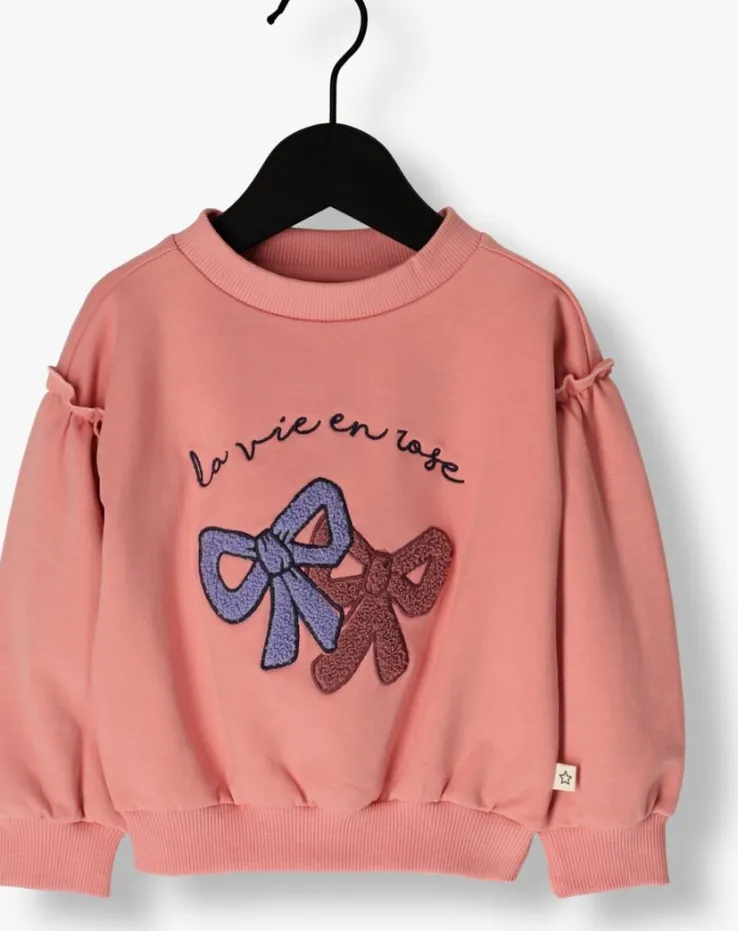 roze your wishes sweater la vie ruffle sleeve sweater