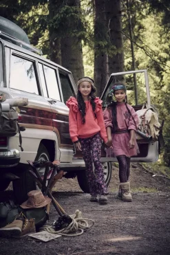 roze z8 flared broek freya