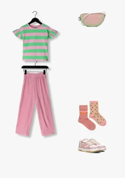 roze z8 wijde broek olive