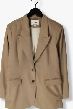 taupe aaiko blazer amanda twill vis 350