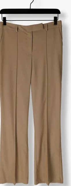 taupe aaiko flared broek chantalle twill vis 350