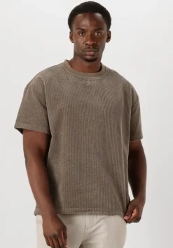 taupe anerkjendt t-shirt akvillads corduroy s/s tee