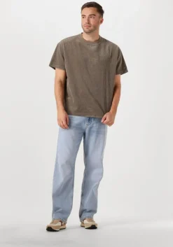 taupe anerkjendt t-shirt akvillads corduroy s/s tee