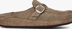 taupe birkenstock instappers buckley dames