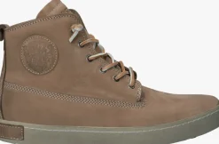 taupe blackstone hoge sneakers icon