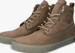 taupe blackstone hoge sneakers icon