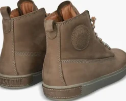taupe blackstone hoge sneakers icon
