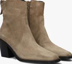 taupe blasz enkellaarsjes 14