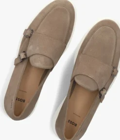 taupe boss loafers sienne monk