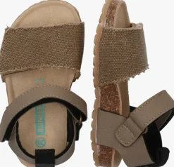 taupe bunniesjr platte sandalen bodijn beach