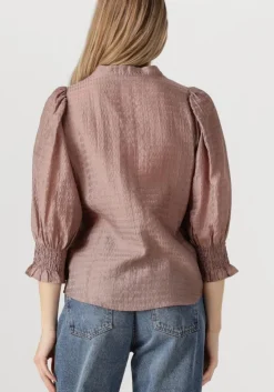 taupe co'couture blouses charliecc frill ss shirt