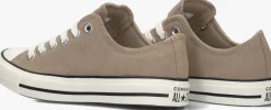 taupe converse lage sneakers chuck taylor all star ox vintage