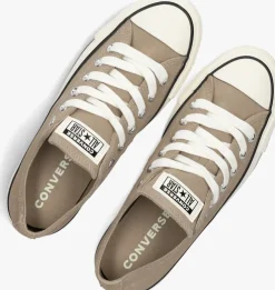 taupe converse lage sneakers chuck taylor all star ox vintage