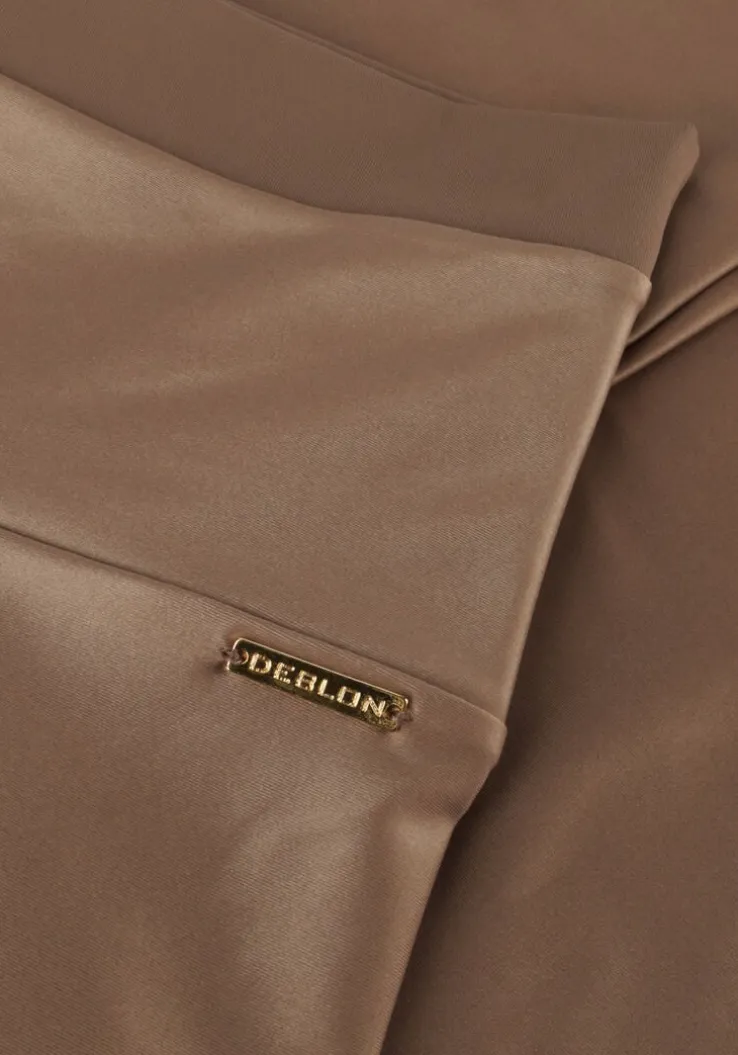 taupe deblon sports legging clara shine leggings high waistband