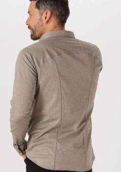 taupe desoto casual overhemd casual kent 1/1